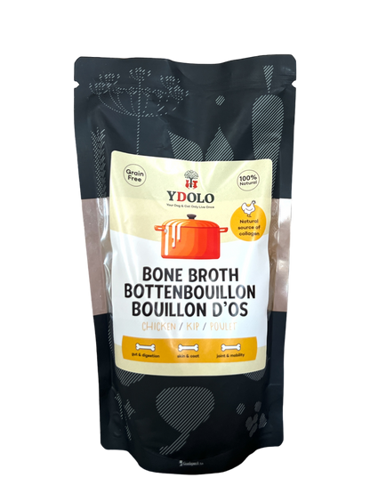 YDOLO Bottenbouillon / bouillon d'os BIO Kip / Poulet, 230ml