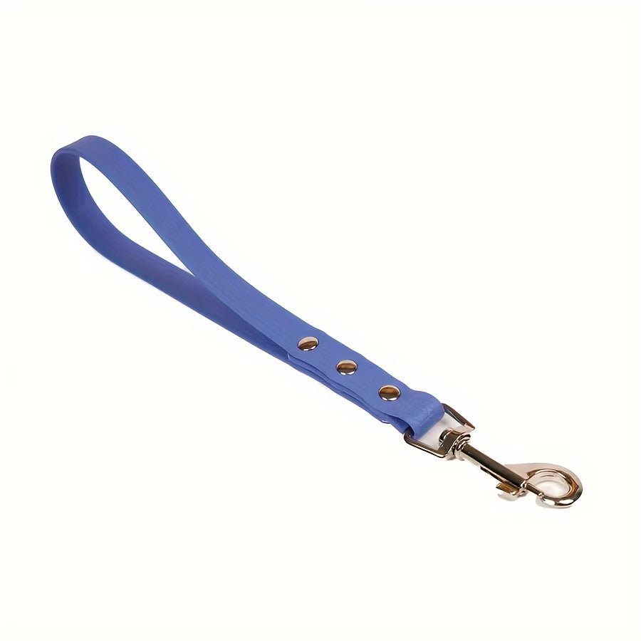 Korte Hondenriem PVC materiaal - Koningsblauw